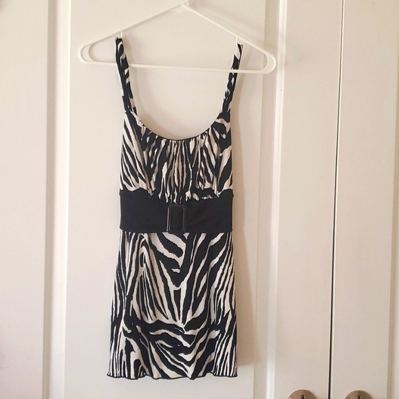 Sheer Zebra Top NWT - Picture 1 of 3